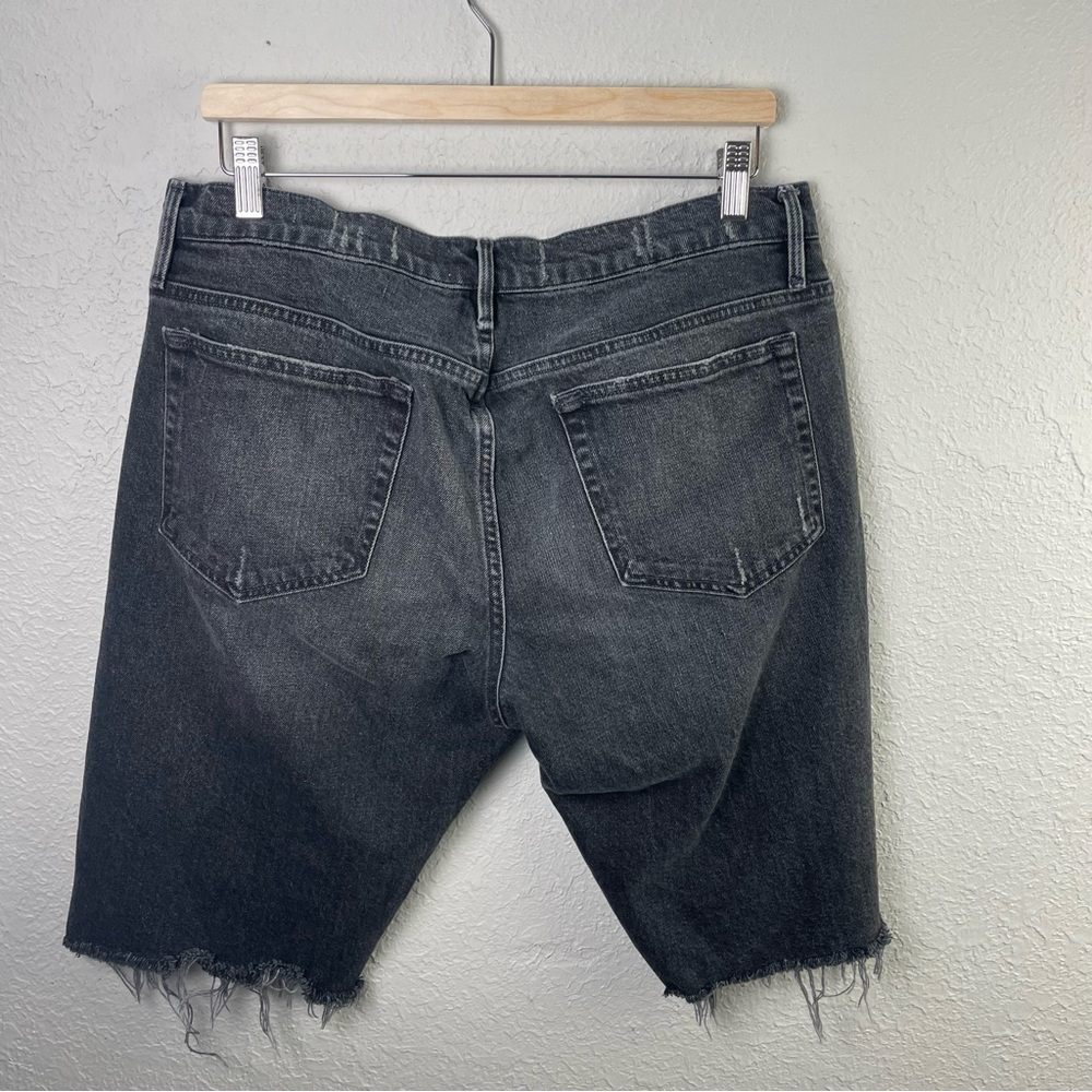 Frame L'Homme Cut-Off Denim Shorts - Picture 4 of 8